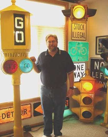How can you buy old traffic lights?